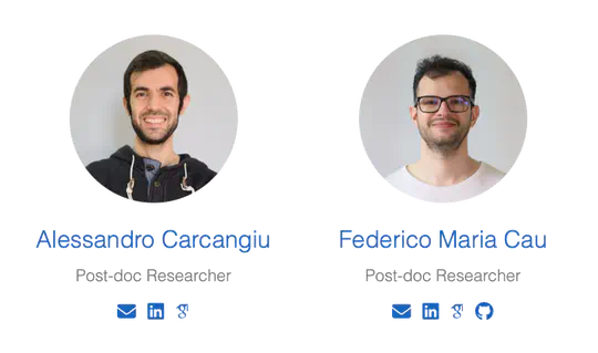 Alessandro and Federico (re) joined CG3HCI lab